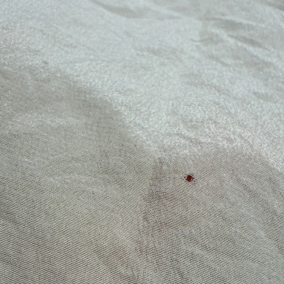 DKNY 100% Silk Ivory Button-Up Blouse *small flaw* - Picture 11 of 16